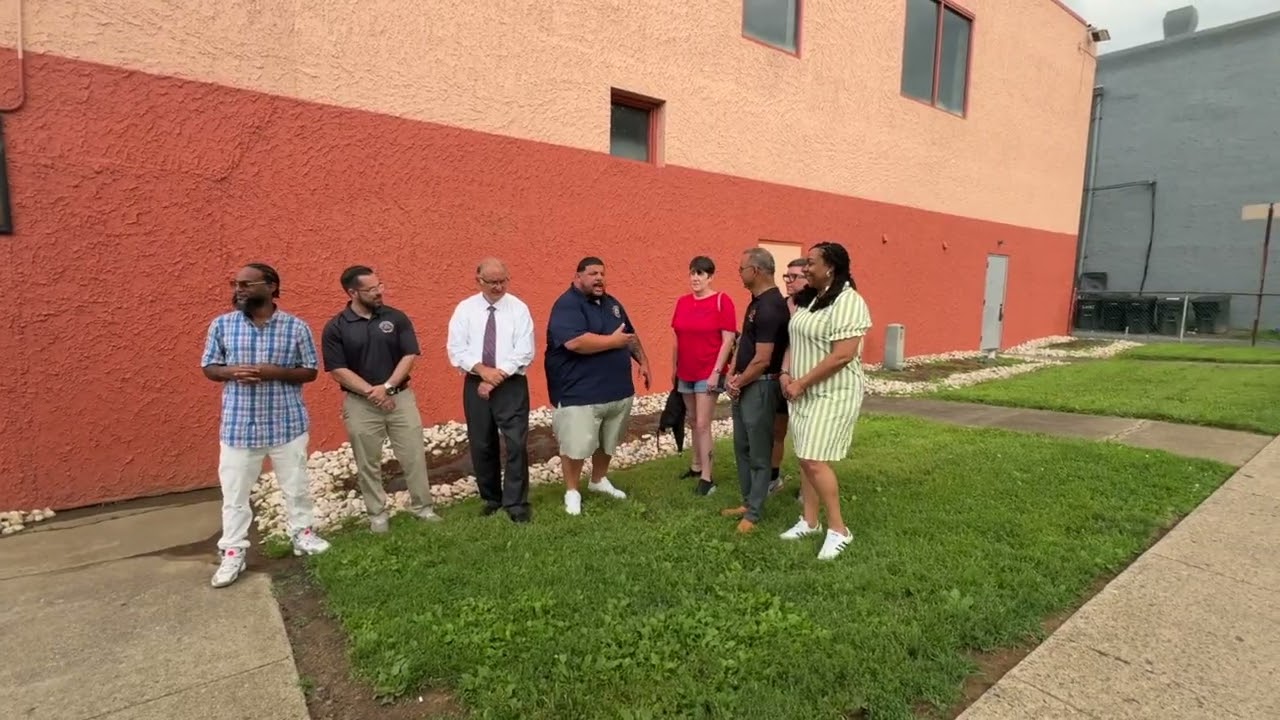 South Side Easton Blueprint Communities mural press conference