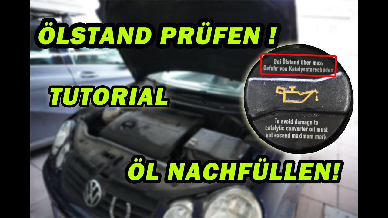 ÖLSTAND PRÜFEN & NACHFÜLLEN | TUTORIAL | FACTOREM | VW POLO 9N