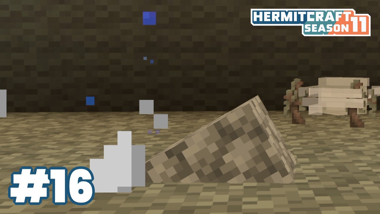 Scale model stormy weather table! Theatre basement layout! — HermitCraft 11: ep 16x