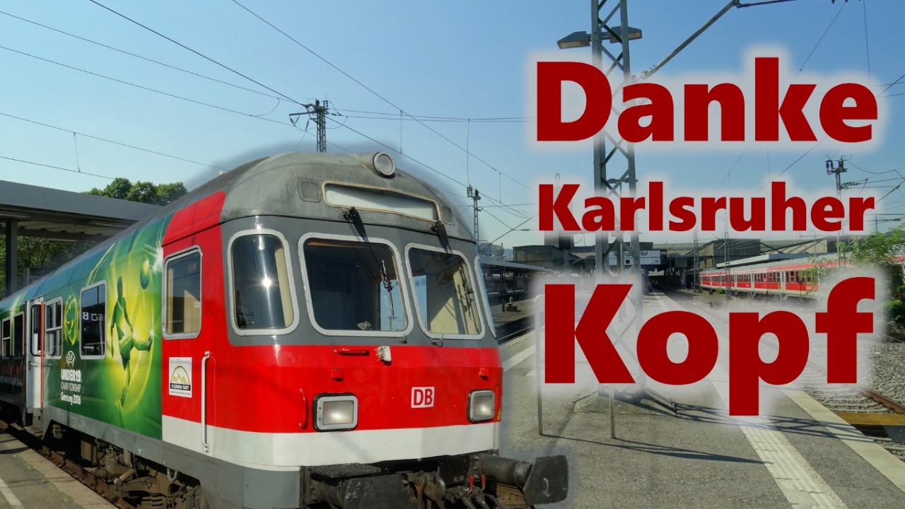 Danke Karlsruher Kopf - Abschied vom Karlsruher Steuerwagen in Baden-Württemberg