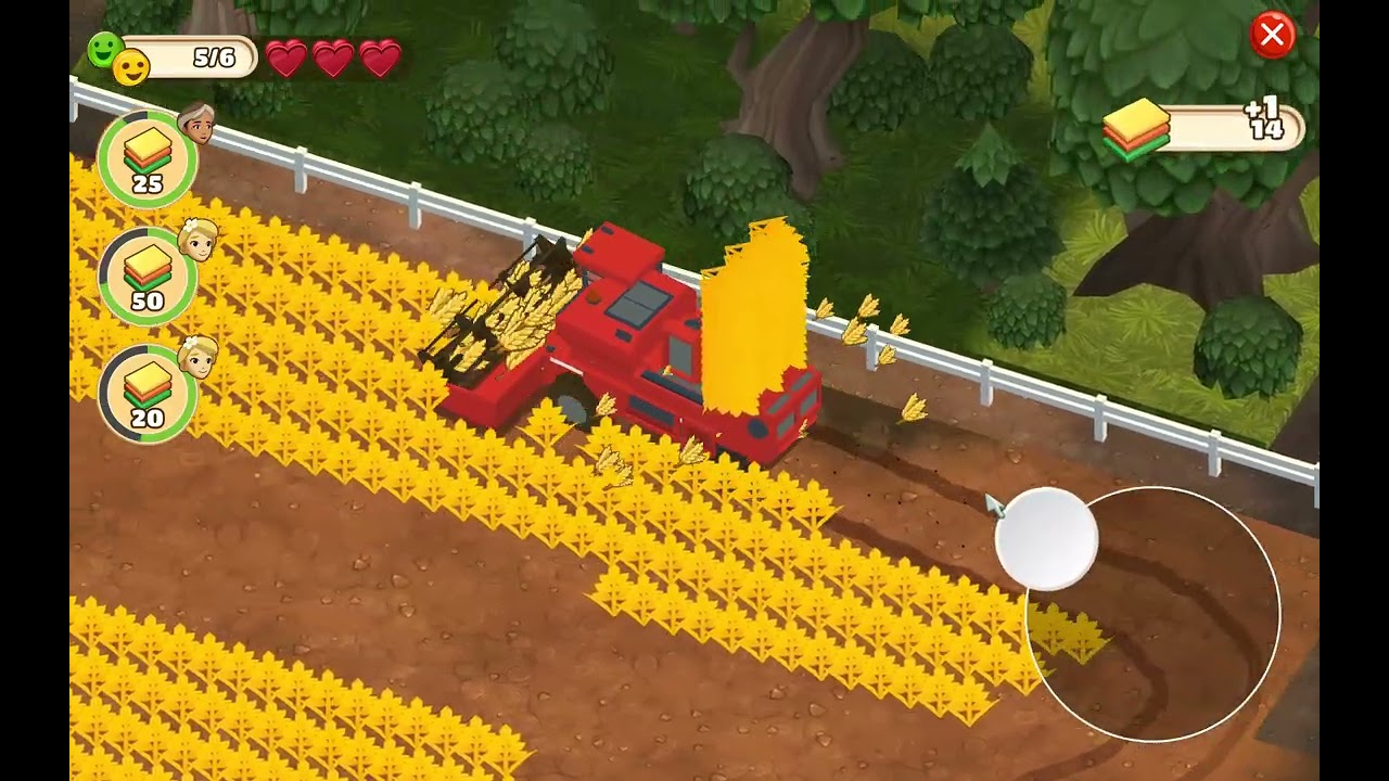 Relaxing Big Farm Mobile Harvest Gameplay 🌻