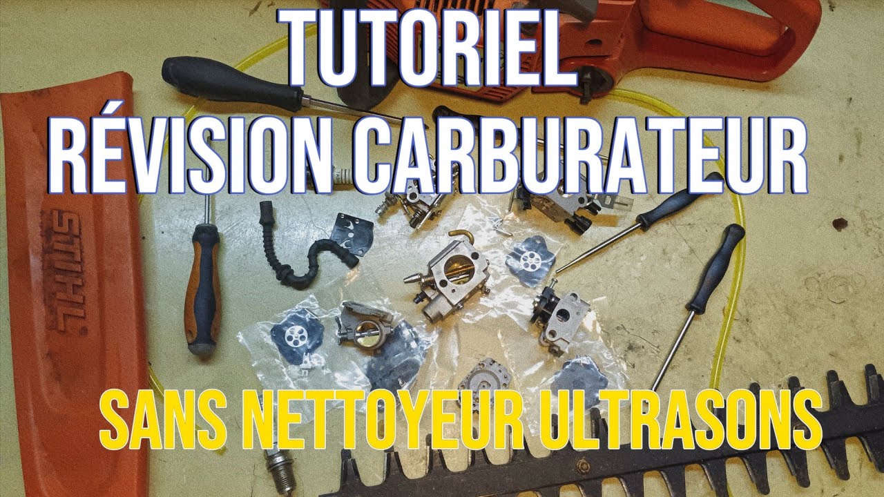 Tutorial for cleaning and replacing carburetor membranes for Stihl and Husqvarna, all brands