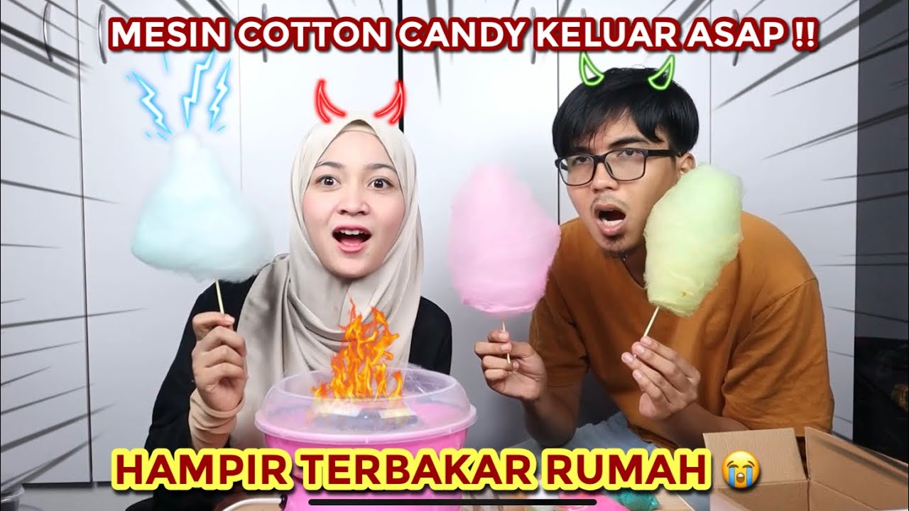 Aku Beli Mesin COTTON CANDY !! Mesin hampir MELETUP!!