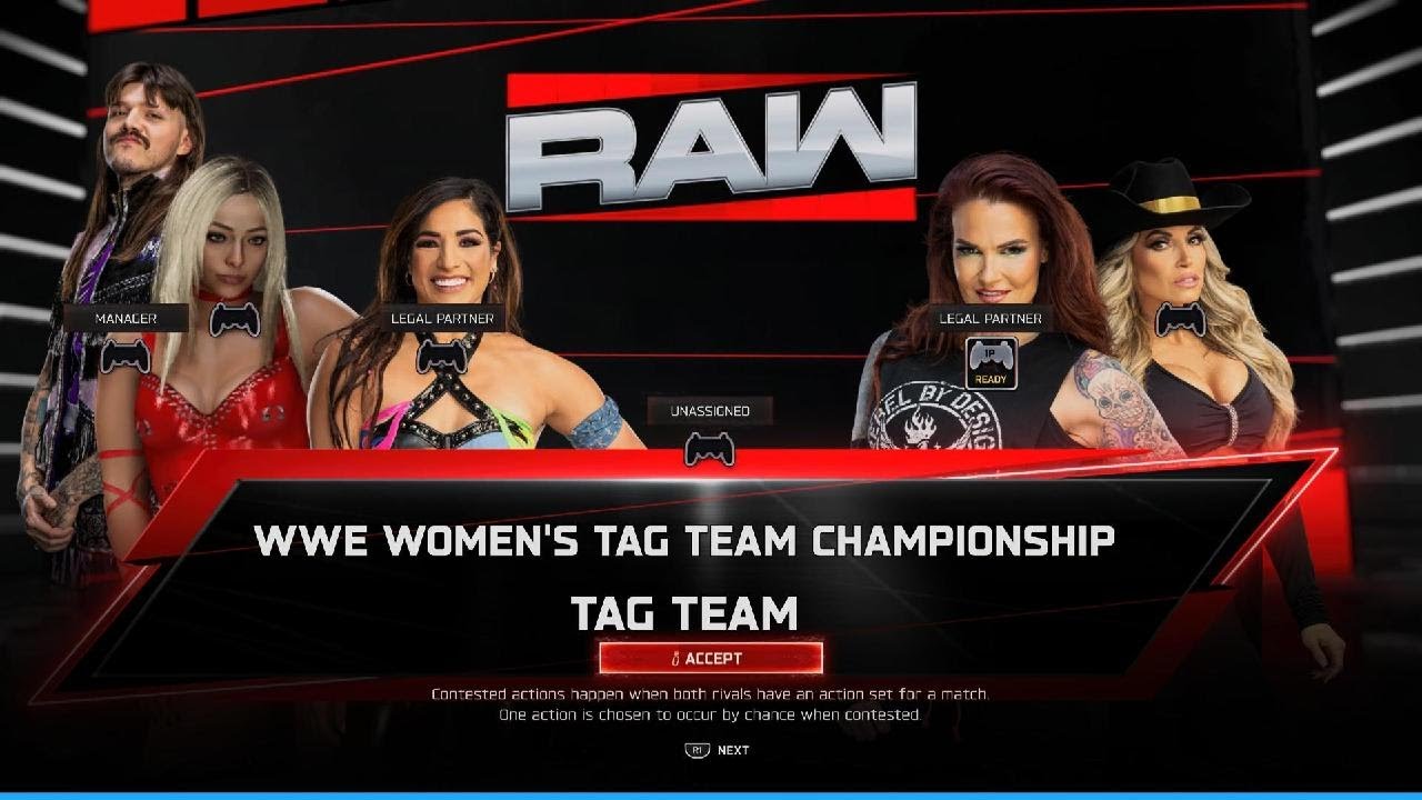 WWE 2K25: Los titulos en pareja se defienden en RAW