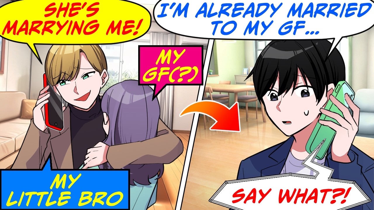 My Little Bro Always Had to One-Up Me! He Even Bragged That My GF Chose Him, But…[RomCom Manga Dub]