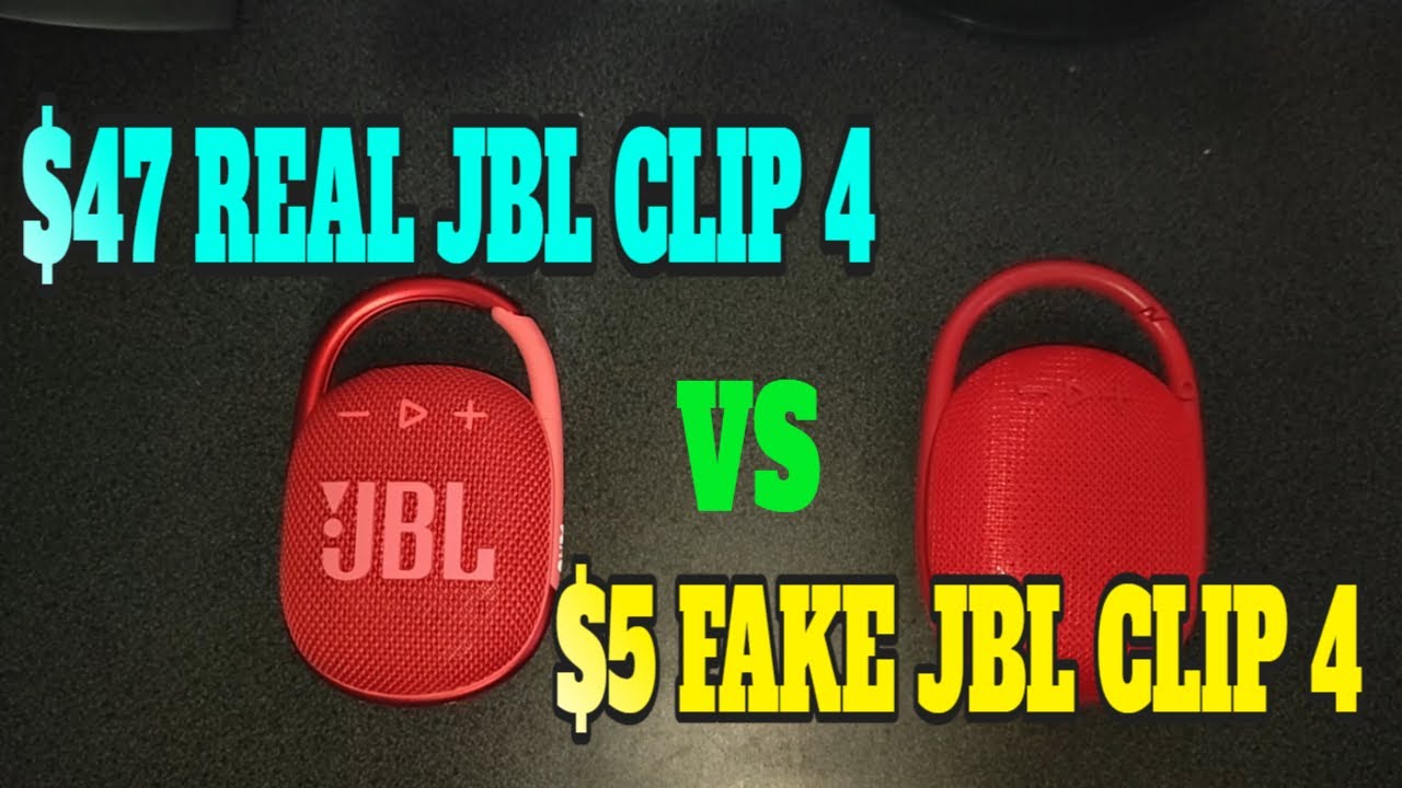 Real JBL Clip 4 versus Fake JBL Clip 4 (English)