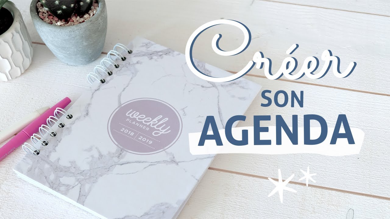 CRÉER SON AGENDA | DIY BACK TO SCHOOL