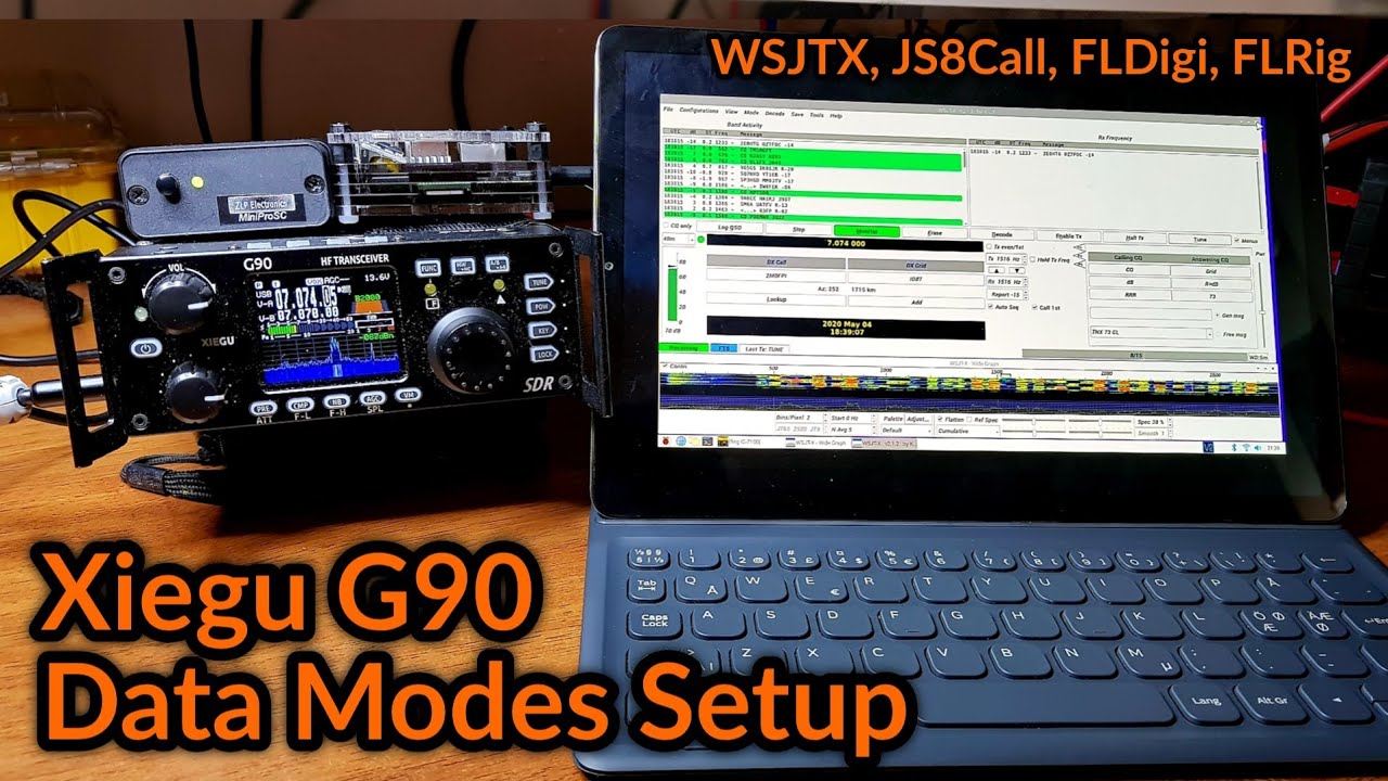 Настройка цифровых режимов Xiegu G90
