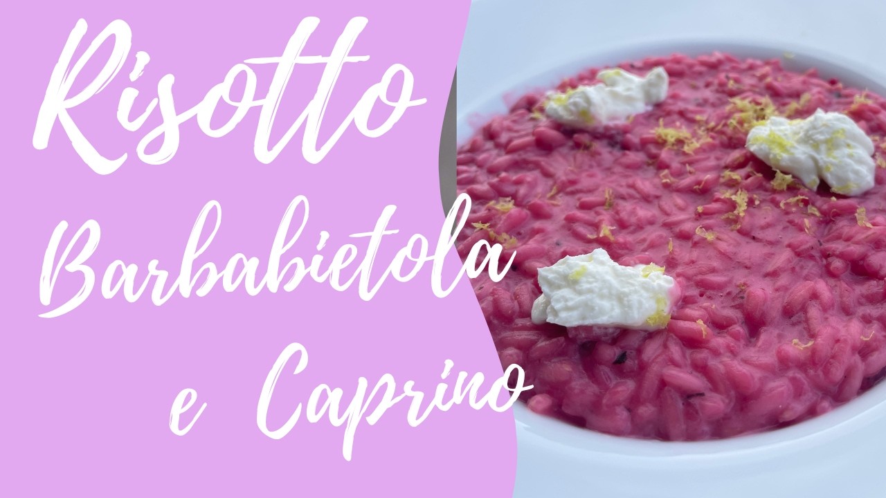 RISOTTO con BARBABIETOLA e CAPRINO - stupirai tutti!