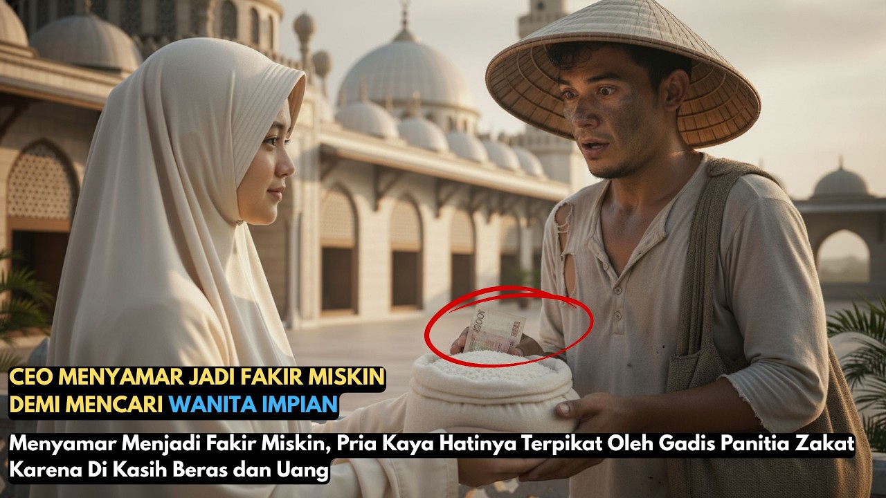 Pria Kaya Menyamar Jadi Fakir Miskin, Gadis Panitia Zakat Ini Tak Tahu Pria Lusuh Itu Ternyata