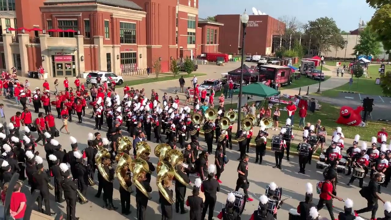 WKU Big Red Marching Band Topper Walk 2021