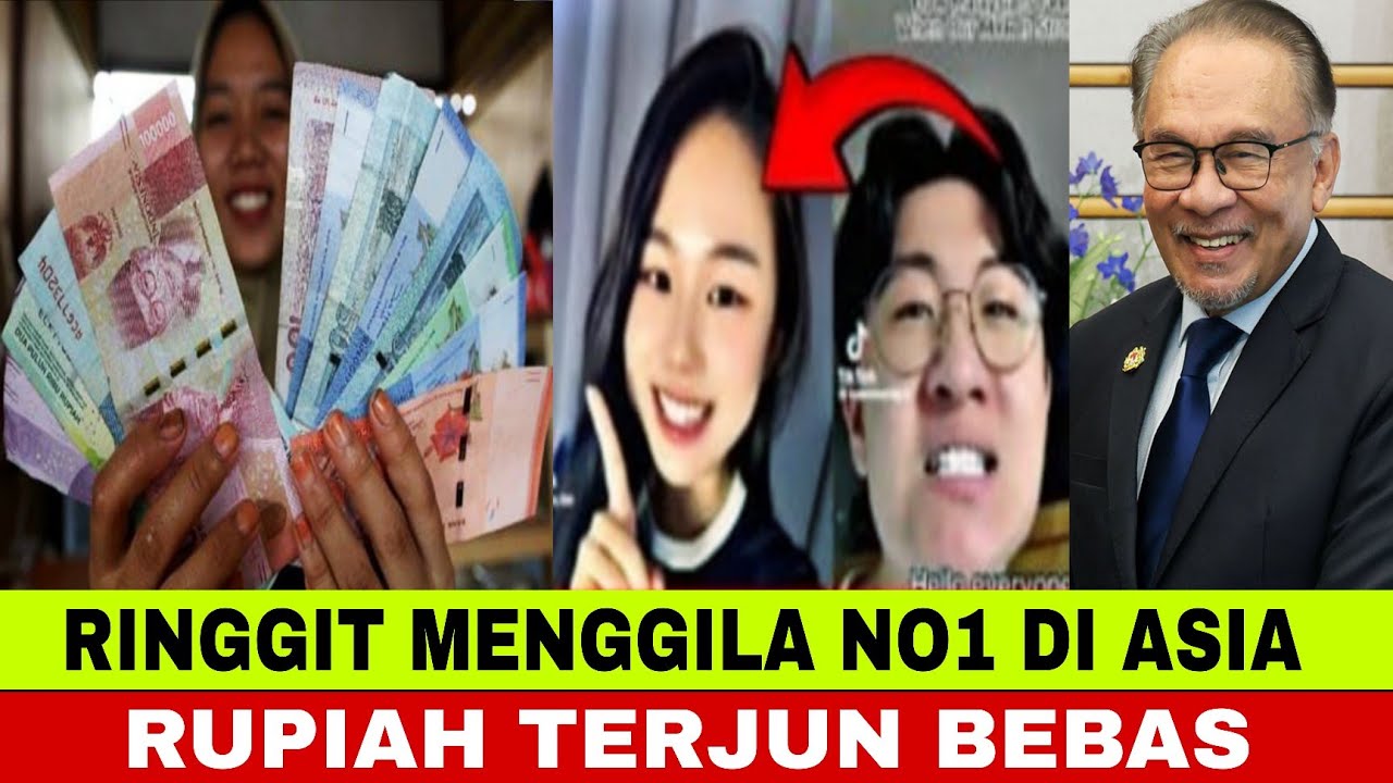 PAHIT TERPAKSA DI TELAN INDONESIA⁉️ SAAT RINGGIT NO1 ASIA RUPIAH TURUN PARAH