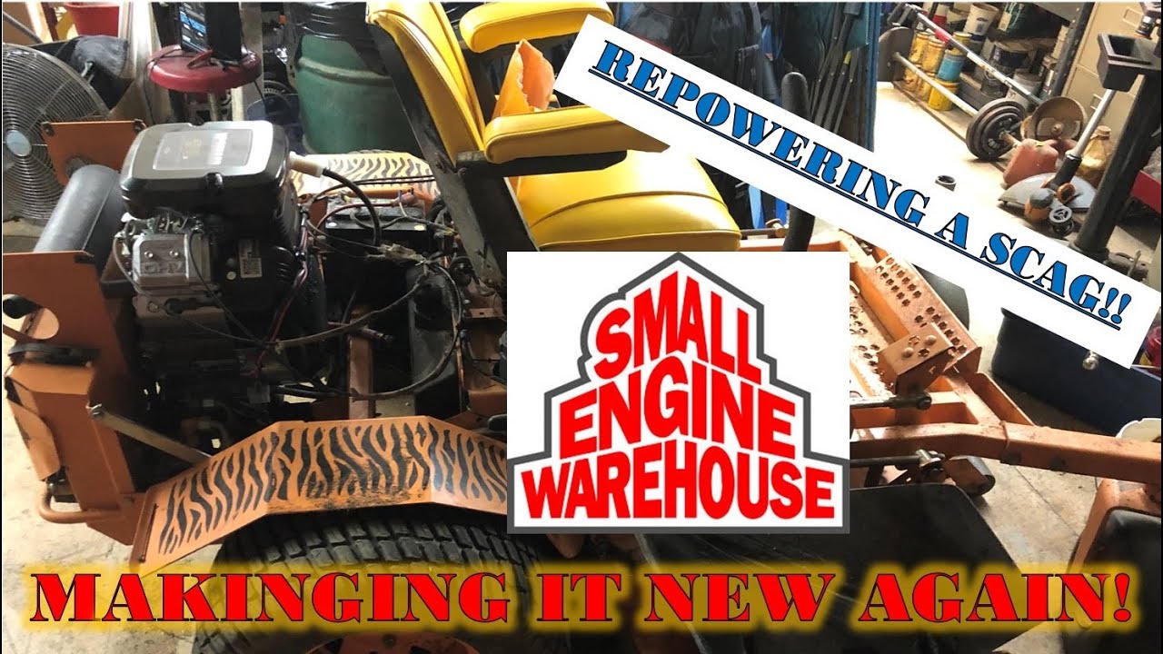 Small Engine Warehouse - REPOWER Dad's SCAG Turf Tiger - replace a Zero Turn lawn mower engine