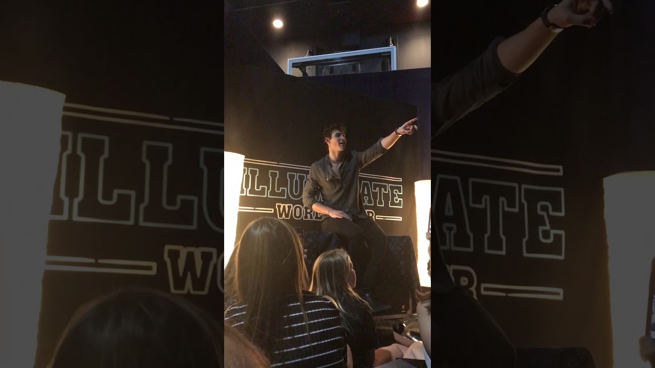 Shawn Mendes Q and A Brooklyn Illuminate tour 8/16/17