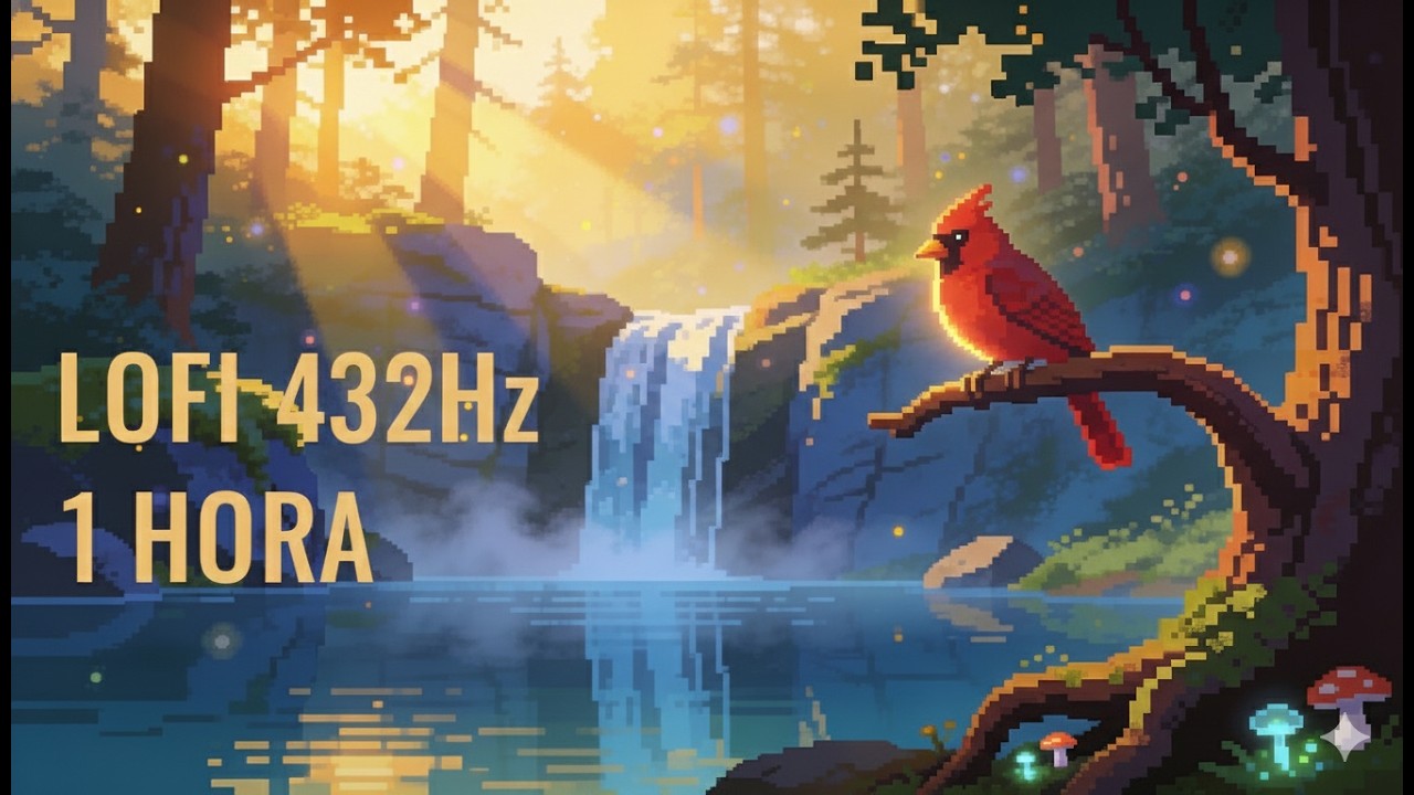 Lofi 432Hz 🌿 Música para Estudar, Trabalhar e Relaxar | Sons da Natureza (1 Hora)