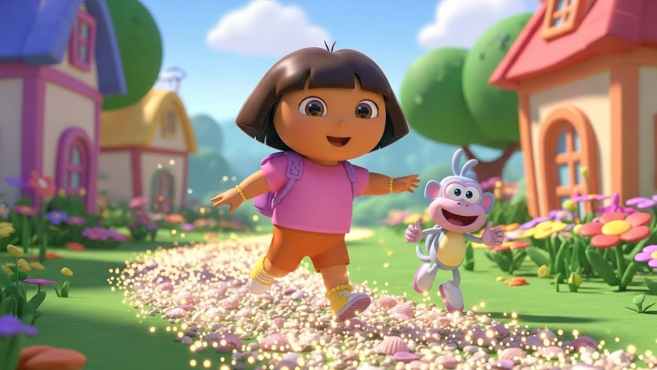 Dora Followed a Trail of Shiny Seashells | Kids Songs & Nursery Rhymes