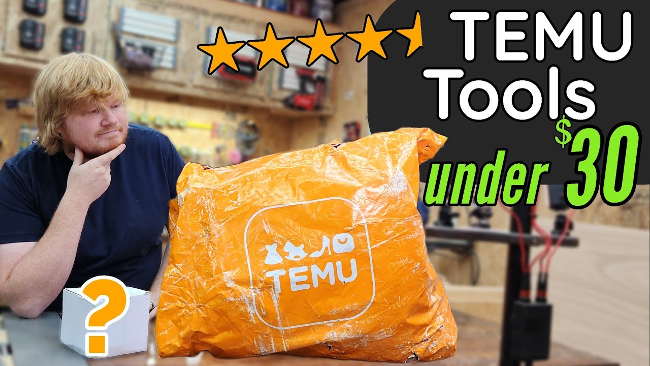 Cheap Woodworking Tools from Temu... Do They Suck?