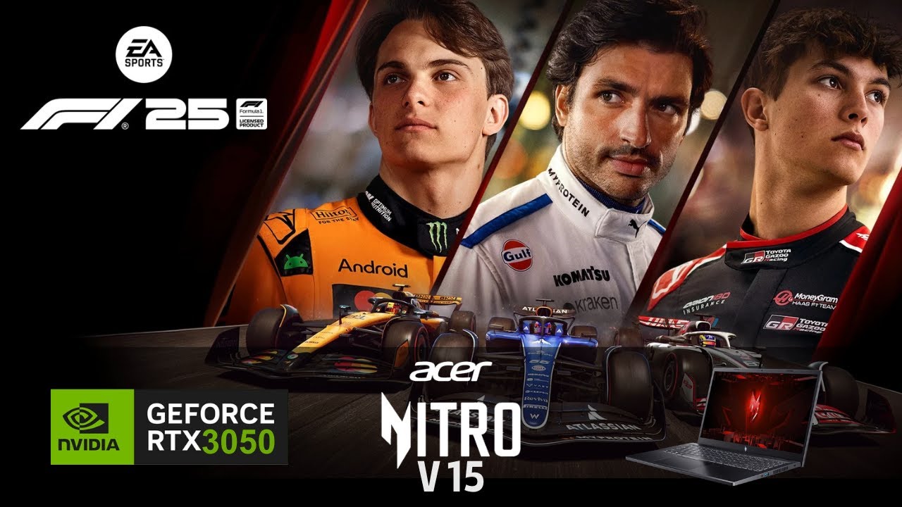 F1 25 - Formula 1 2025 | Nitro V15 | RTX 3050 6GB | 16GB RAM