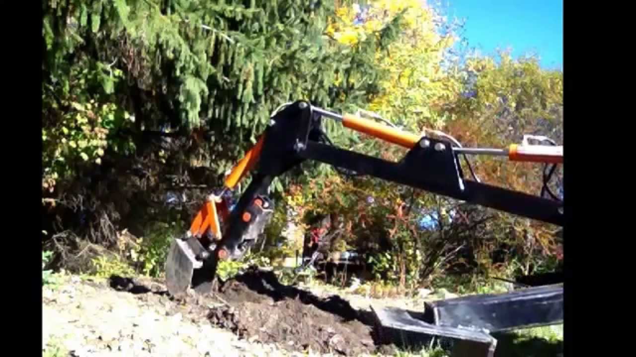 Harbor freight trencher 62365 doing some digging.