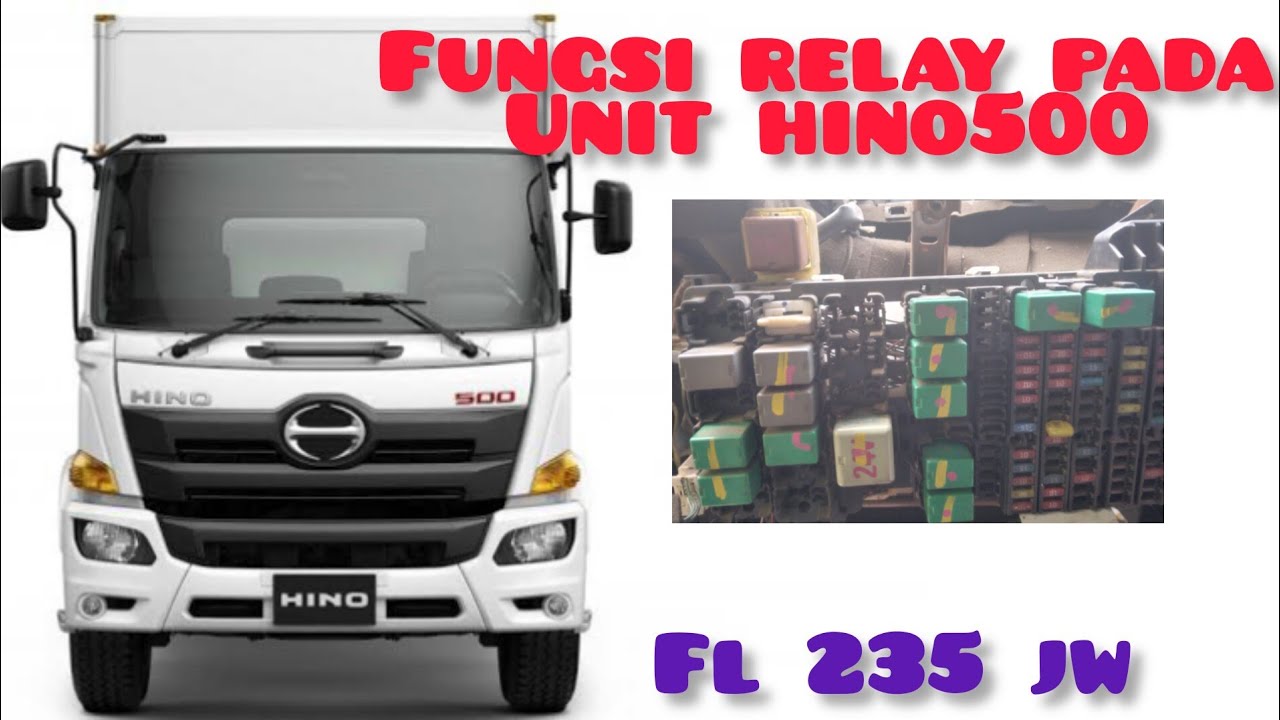 fungsi Relay Hino500 || FL 235 JW