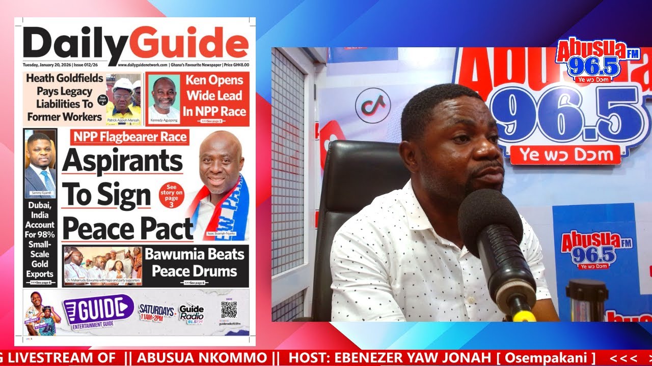 NEWSPAPER REVIEW! Daily Graphic Headlines | Chief Case | Political Analysis