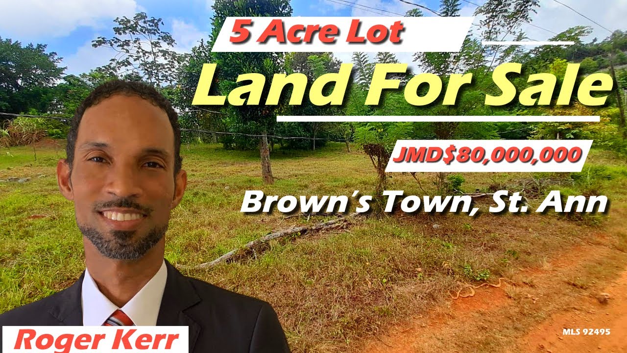5 Acre Development Land For Sale in Brown's Town