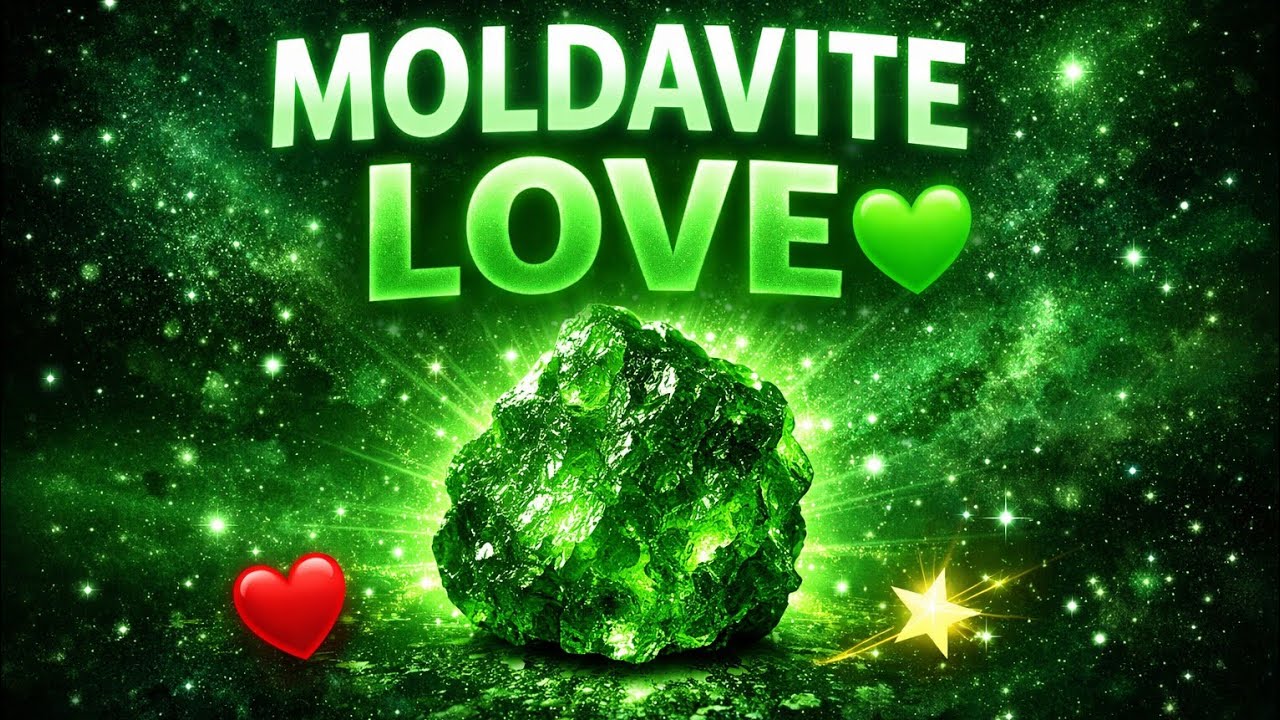 Moldavite Crystal for Love ❤️ | True Love & Soulmate Attraction 