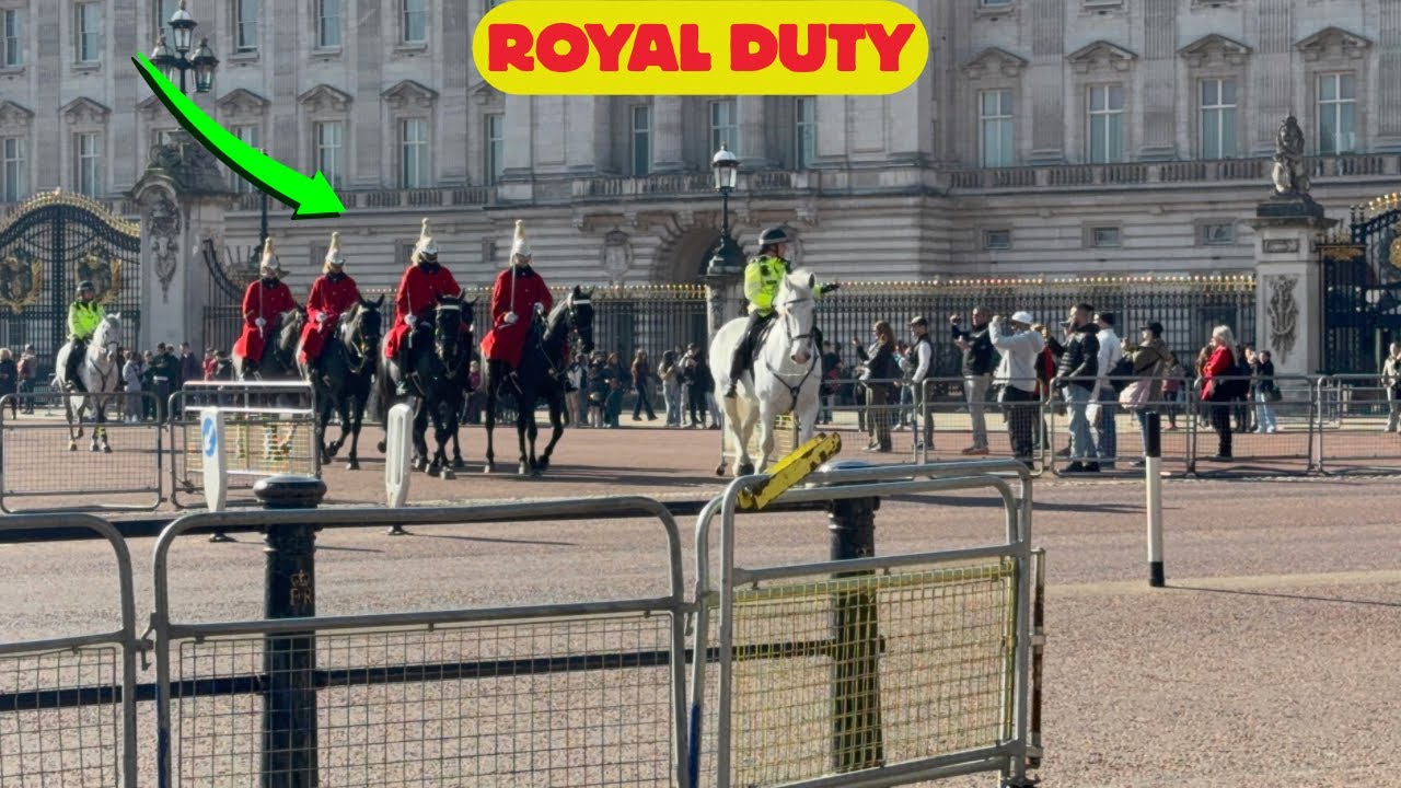 Don’t Miss This! King’s Guards on Horseback Heading to Horse Guards Parade