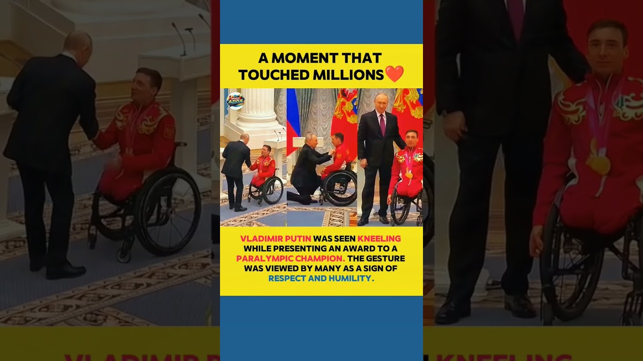 A touching moment from the Kremlin has captured global attention.