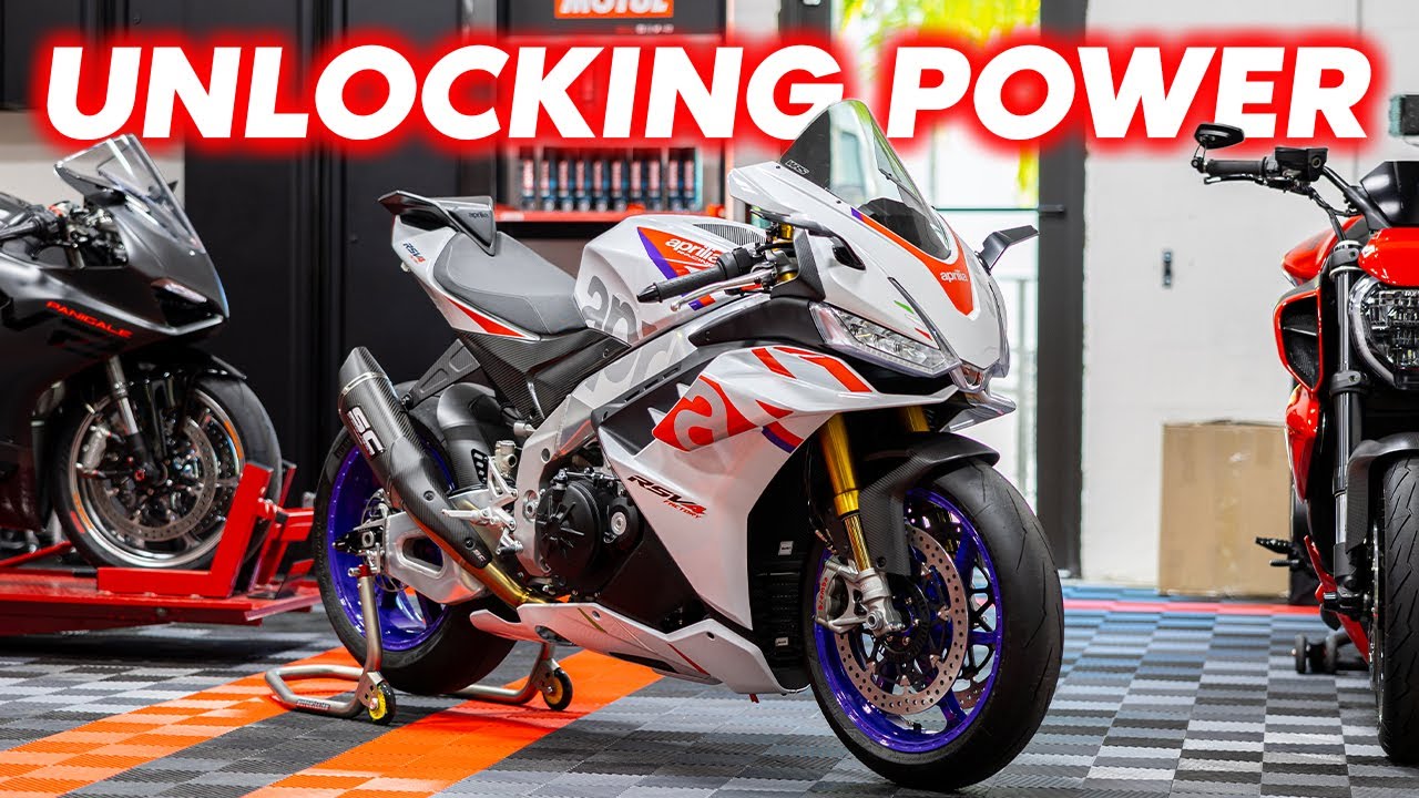 FLASHING the ECU On the Aprilia RSV4!