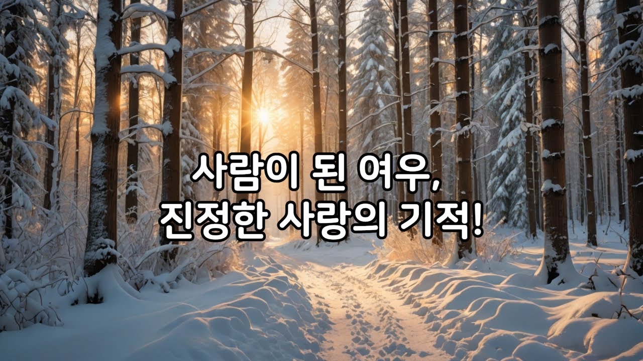 [감동구전]사랑도 찾고 사람이 된 구미호이야기/진심은 통한다