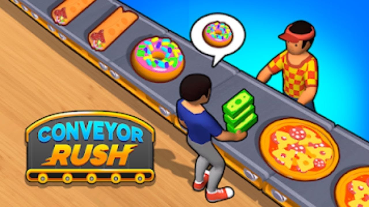 Conveyor Rush: Idle Food Games - Build Your Culinary Empire!
