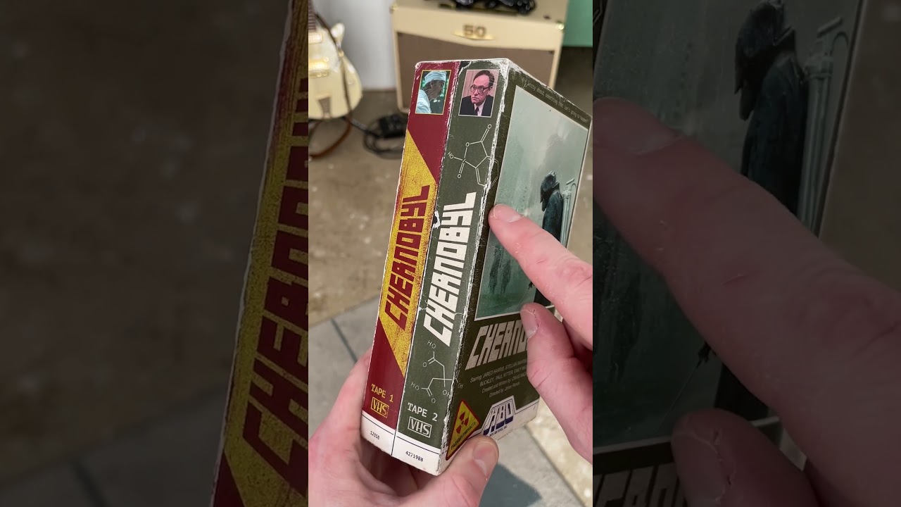 I made this custom VHS tape set of HBO's Chernobyl with all kinds of little details for fans!