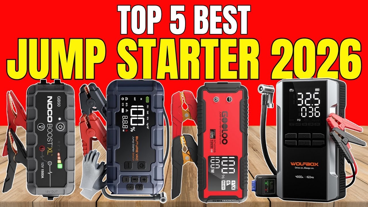 Best Jump Starter on Amazon 2026 | WOLFBOX, NOCO & GOOLOO Review