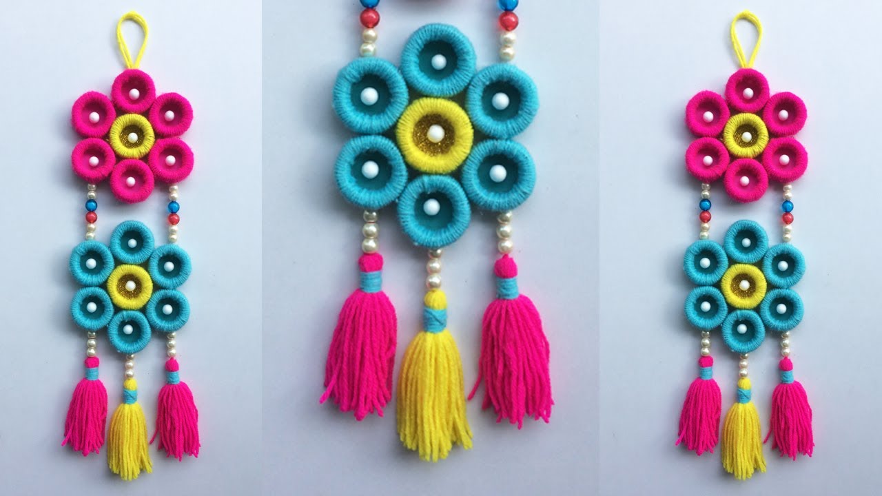 DIY Beautiful Wall Hanging For Home |Make All Over Design Hand Craft | Best Out Of Waste Idea