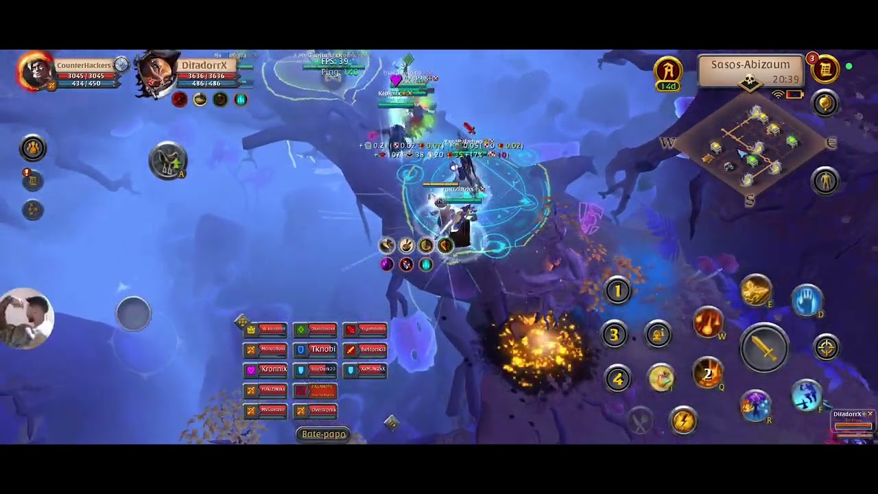 ZvZ Avalon pov DPS, fight contra Youtubers de albion 