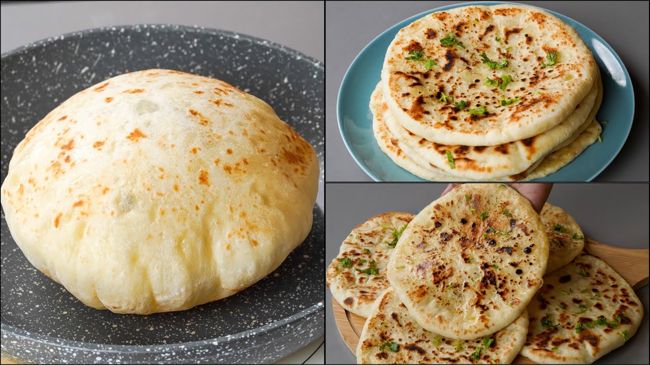 Aloo Butter Naan Recipe | Potato Stuffing Butter Naan | Aloo Naan Recipe | N'Oven