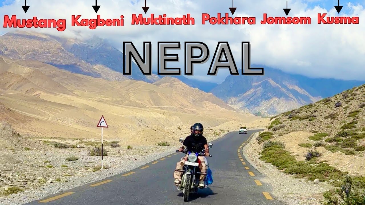 India to Nepal Bike Ride Budget | Bike ride to Muktinath via Pokhara Jomsom Kagbeni Mustang Kusma