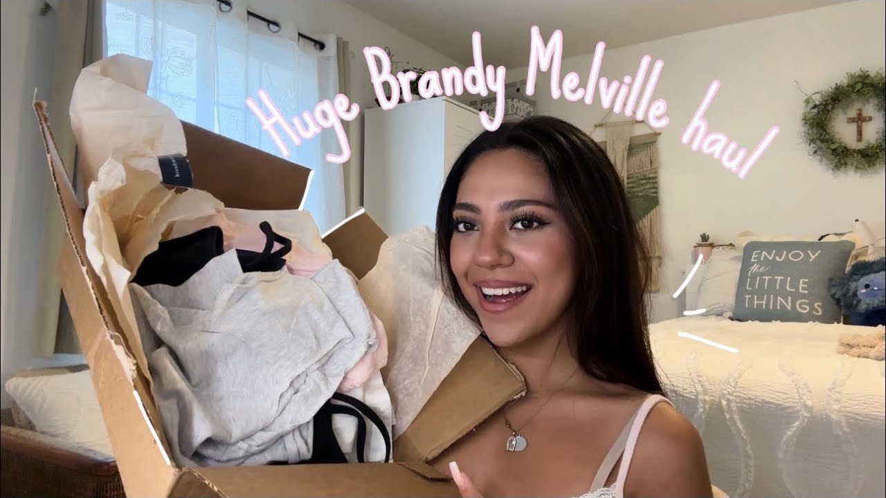 Huge Brandy Melville Unboxing | summer tops!