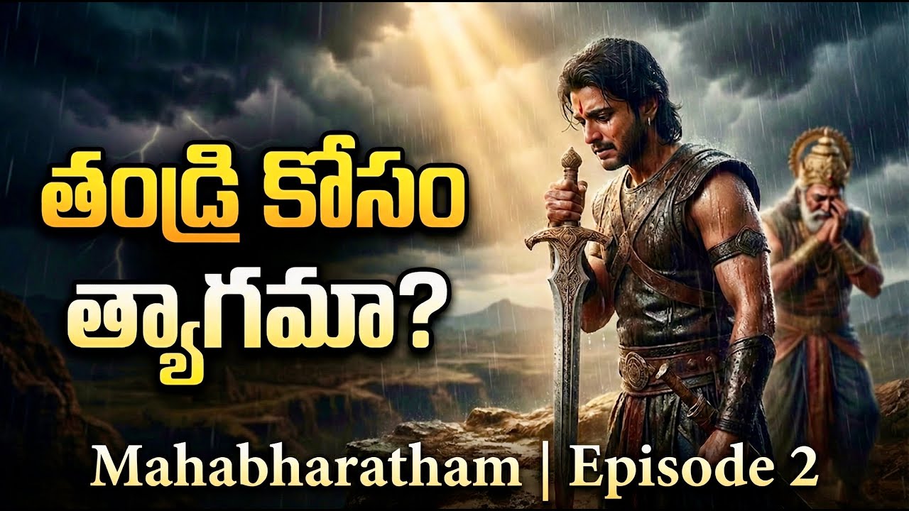 తండ్రి కోరిక కోసం భీష్ముడు చేసిన భయంకరమైన ప్రతిజ్ఞ! 😱 | The Great Vow of Bhishma