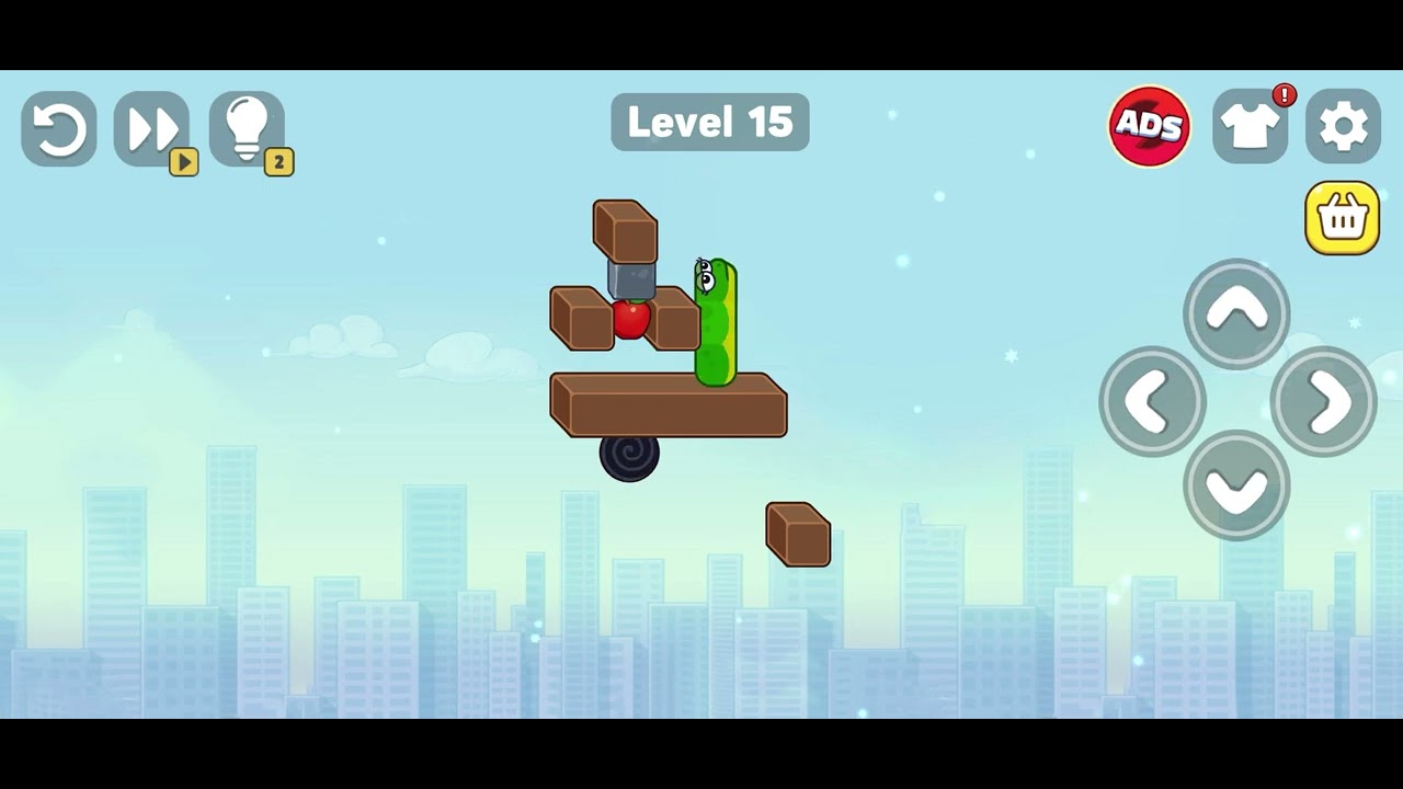 Snake Puzzle Slither to Eat Level 16 WalkthroughSolution