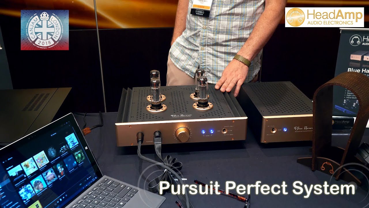 HeadAmp Electronics Blue Hawaii GX-X Gilmore Lite Headphone Amplifier @ Canjam London 2018
