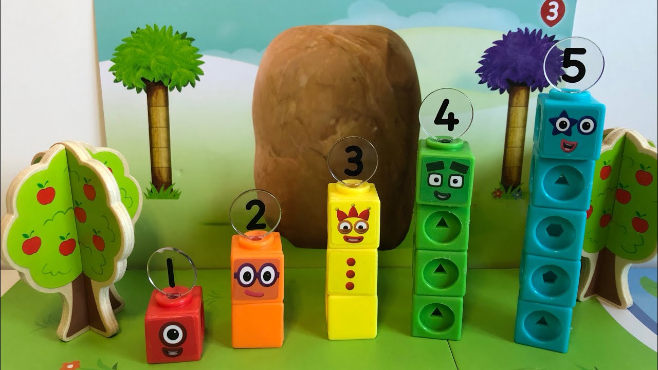 Let’s Build and Count Numberblocks  1 - 10 Building Blocks by CBeebies I Colorful Math