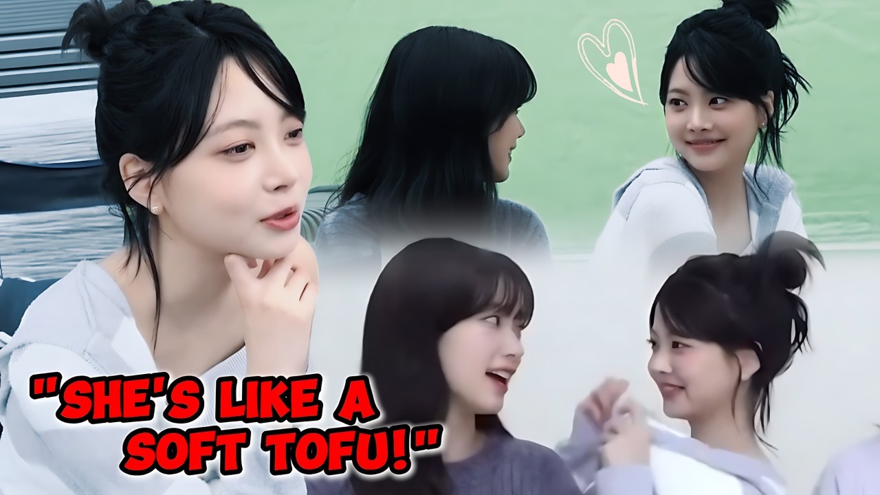 EUNCHAE was so 'WHIPPED' for KAZUHA's beauty and it's really cute! 😍🐱🦢