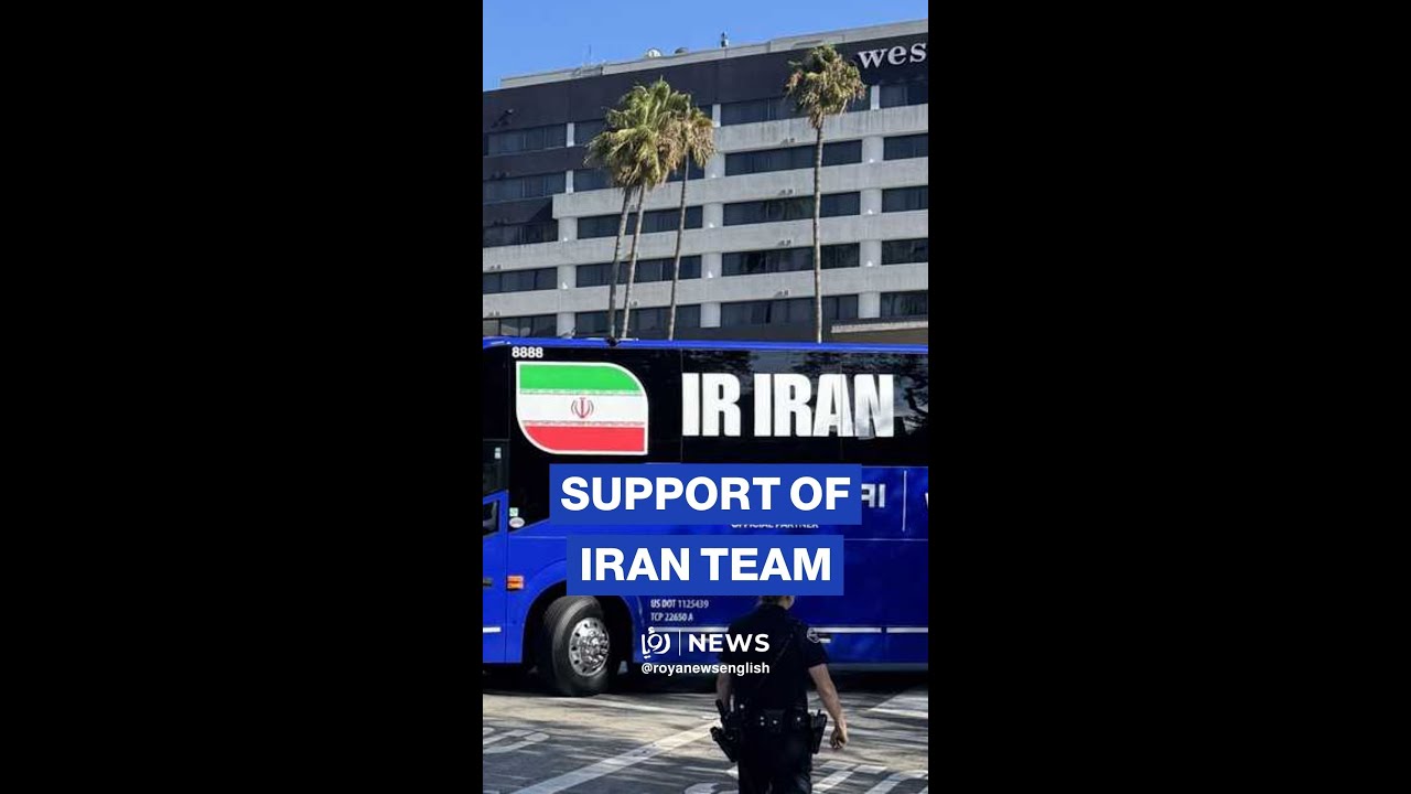 Crowds in Los Angeles rally in support of Iran ahead of World Cup debut