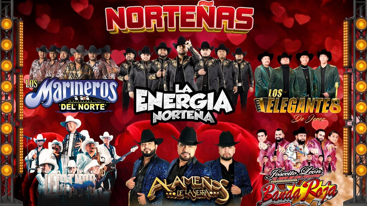 Super Mix Norteñas Mamalonas — Los Alameños, Banda Roja & Los Contrabandistas
