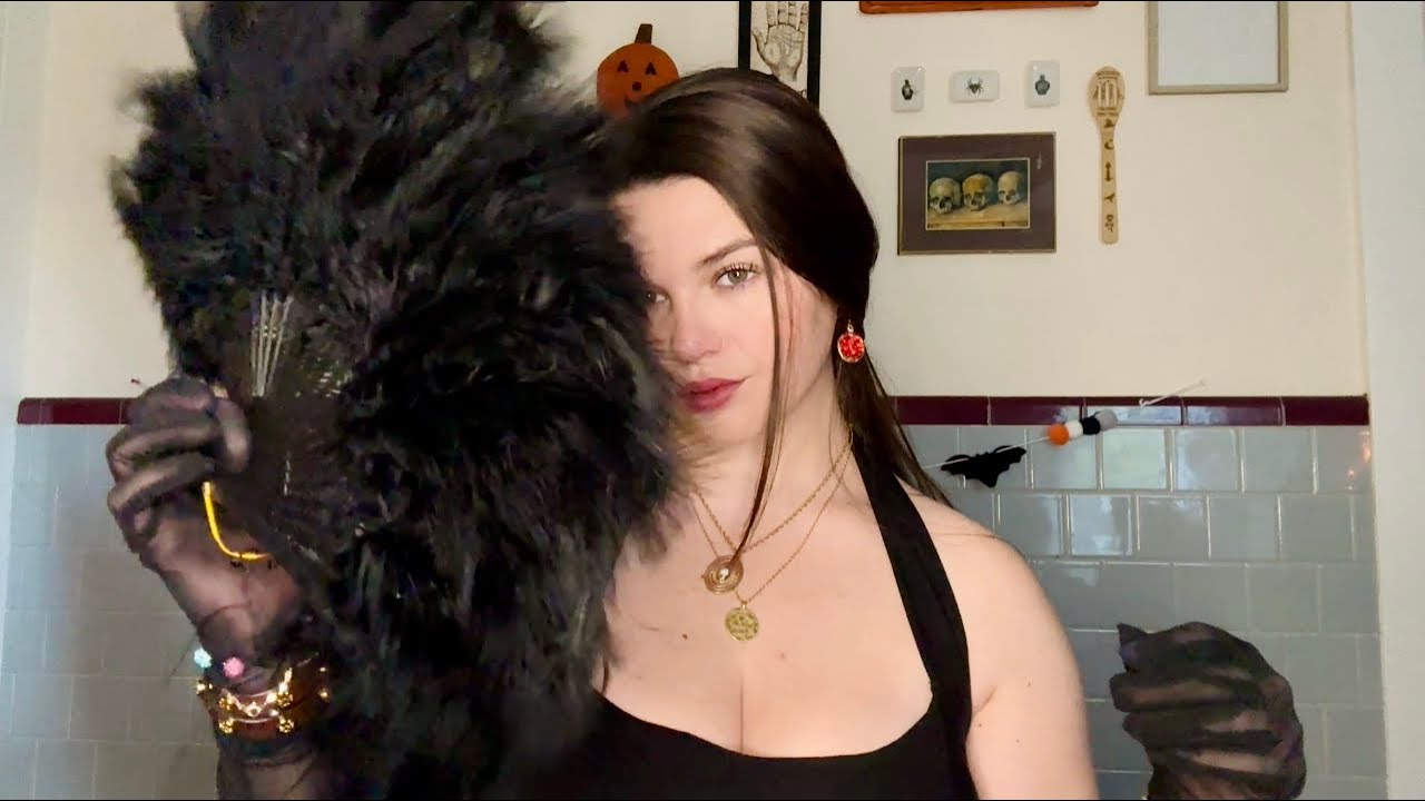 ASMR | Giving you Tingles with a Feather Fan ✨🪭