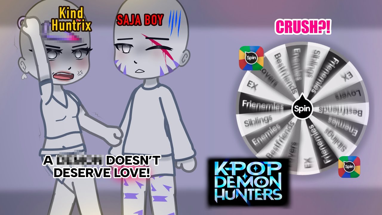 Making a Gacha ‘Couple’ OC [K-POP DEMON HUNTERS EDITION]🚩💕|| (Spin The Wheel)