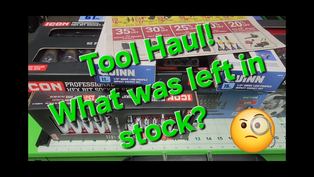 Проверка и учет инструментов и инвентаризации на парковке компании Harbor Freight. Март 2026 года.
