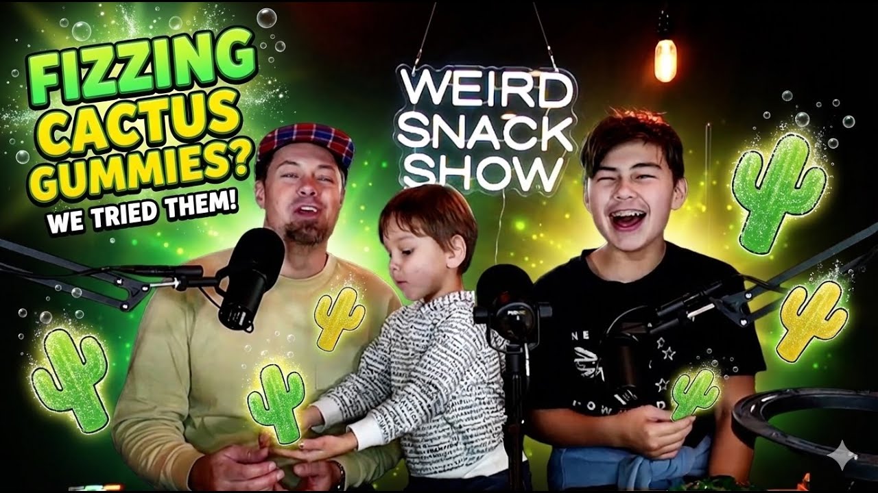 Fizzy Cactus Gummies vs Chocolate Tree Stump Cookies Showdown